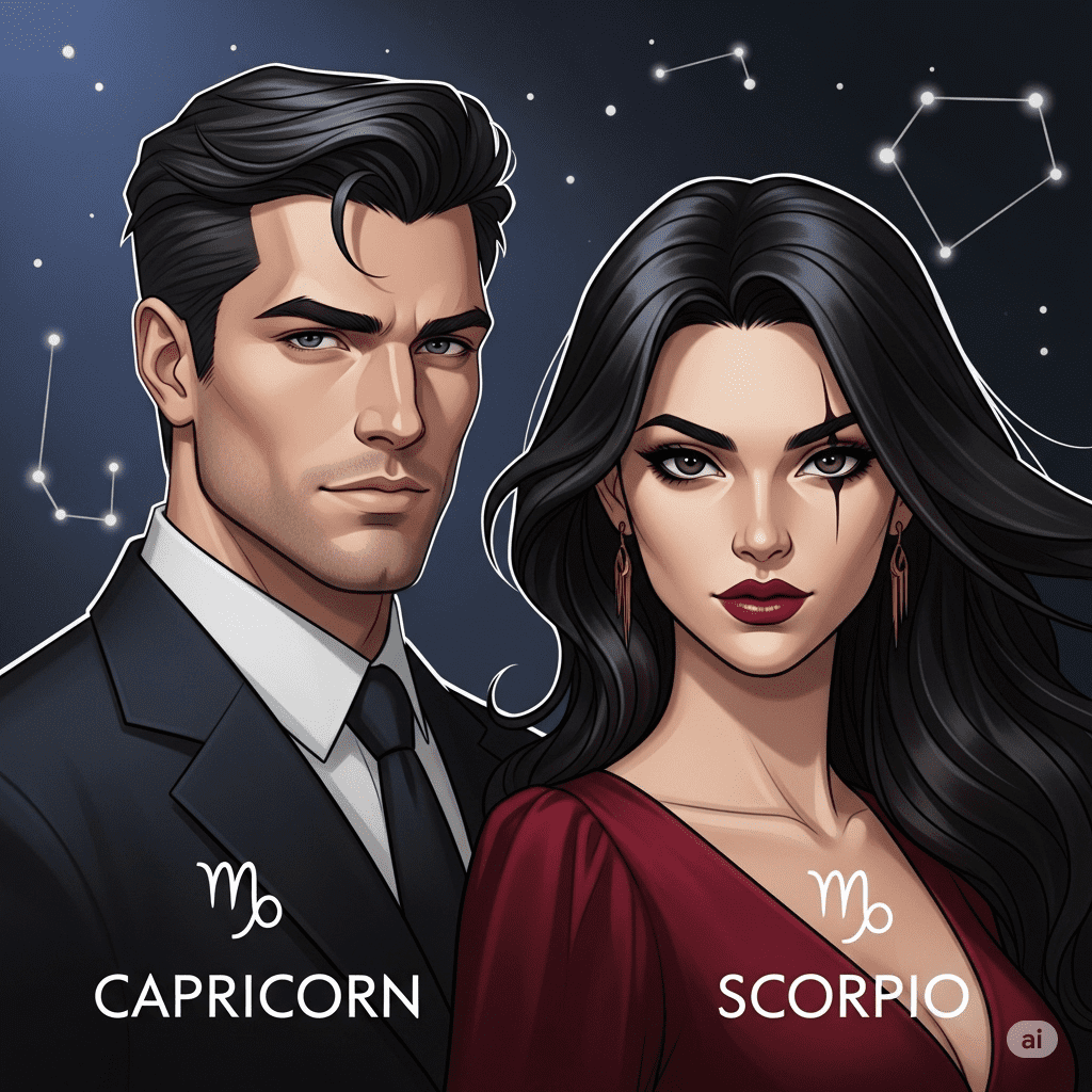 Cap Man & Scorpio Woman
