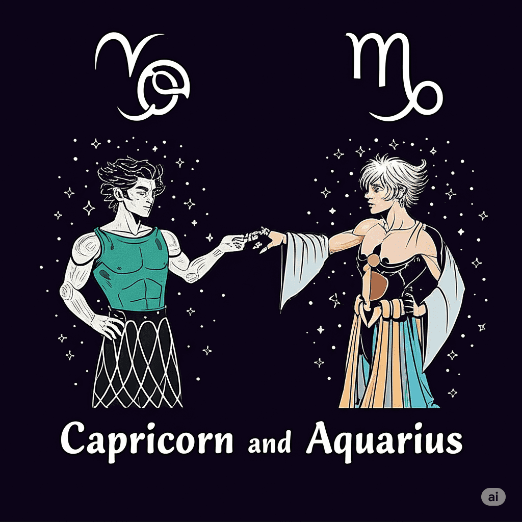 Capricorn ♑ & Aquarius ♒ Compatibility: Stars Align?